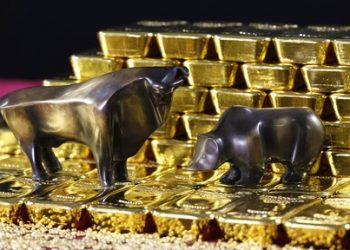 Gold price is recovering slightly from last week sharp decline