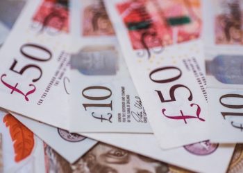 The Pound almost flat against both the Dollar and the Euro
