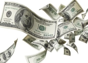 Dollar Index rising while risk-related assets are on the backfoot during early Monday trading