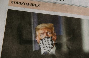 Traditional safe havens gaining ground after US president has contracted COVID